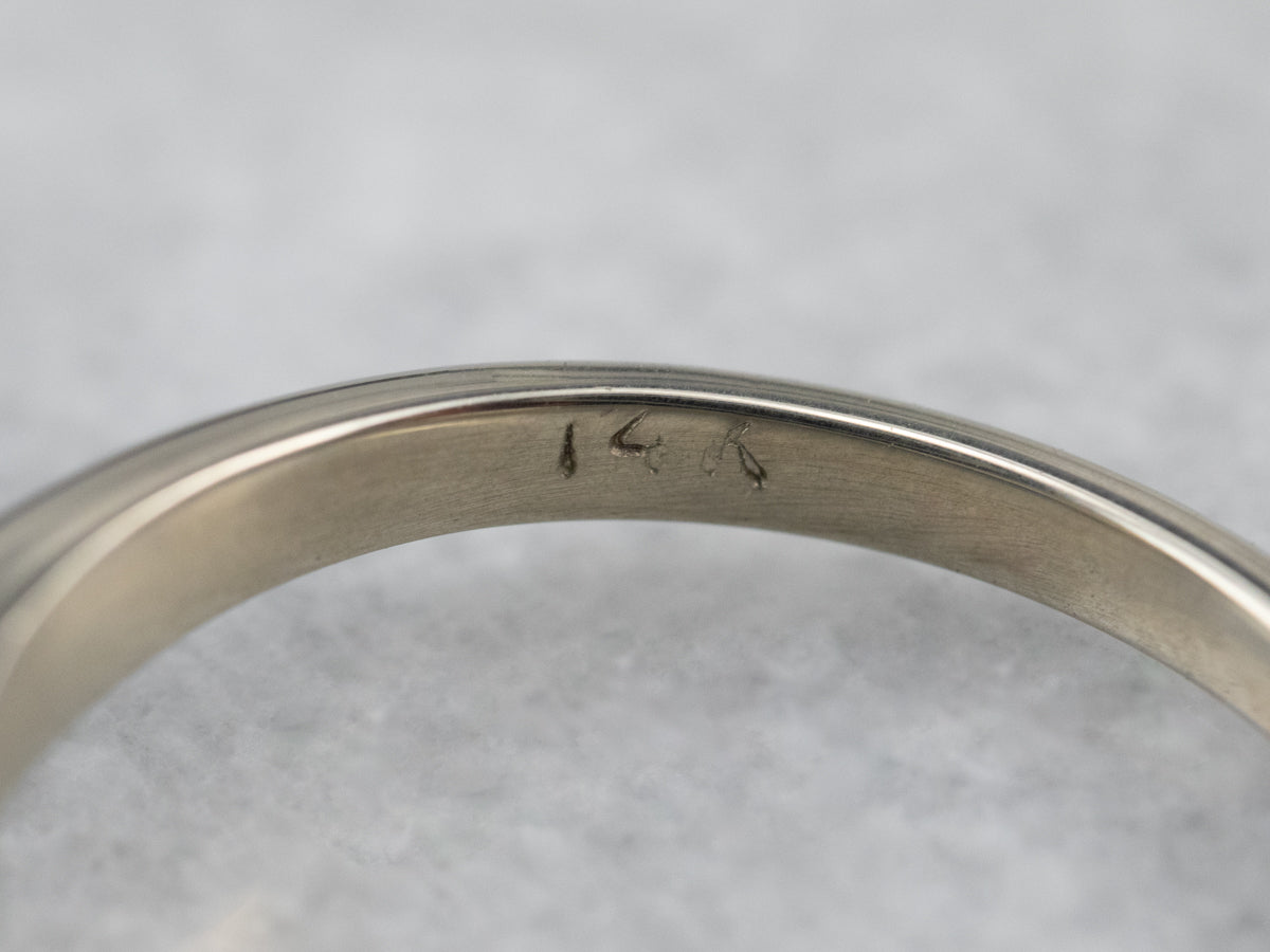 Modern Yellow Sapphire Solitaire Engagement Ring