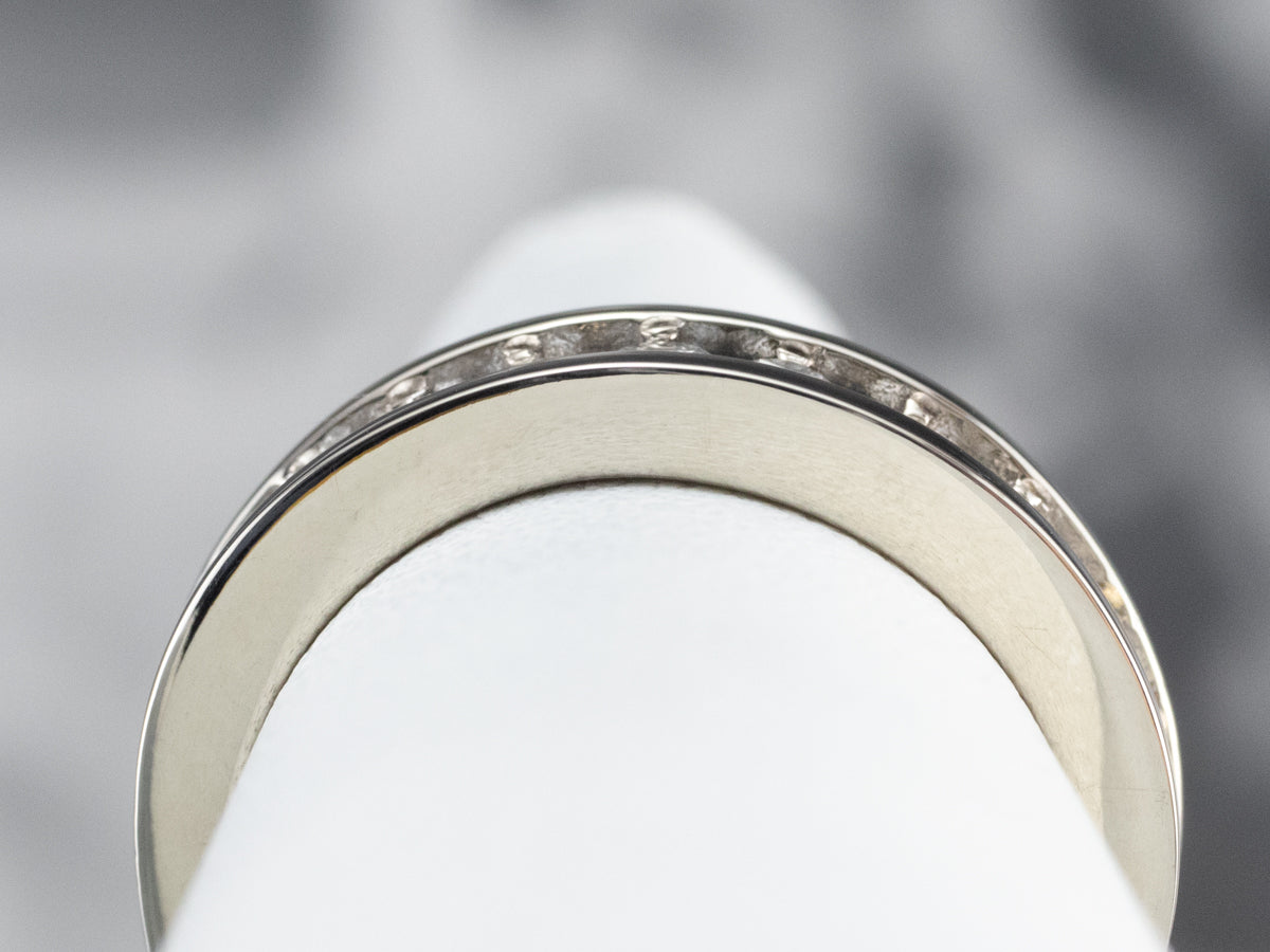Diamond White Gold Wedding Band