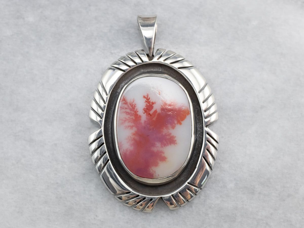 Tribal Style Agate Pendant