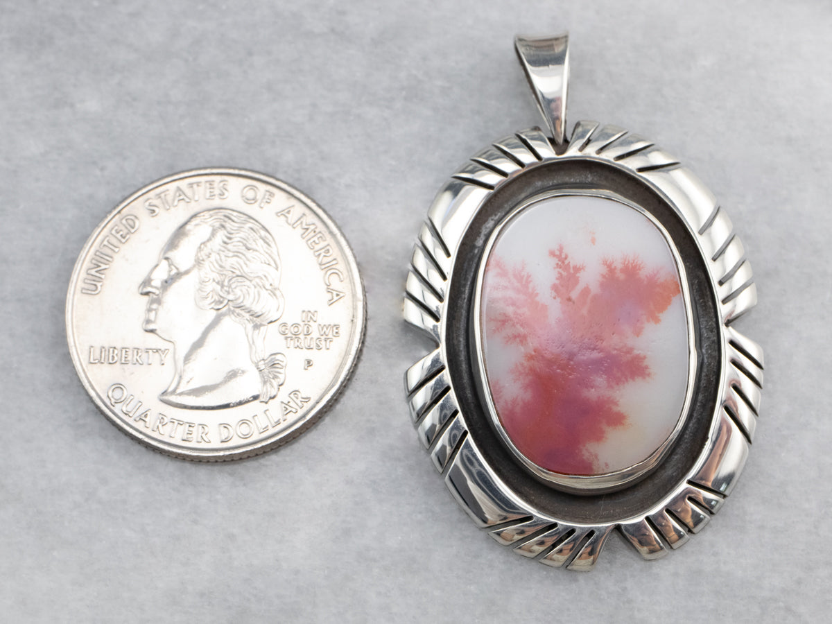 Tribal Style Agate Pendant