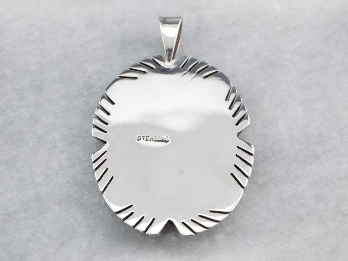 Tribal Style Agate Pendant