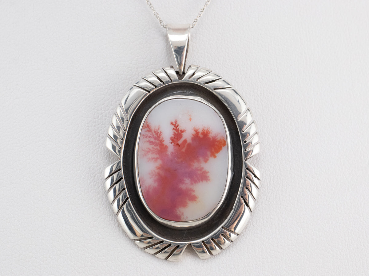 Tribal Style Agate Pendant