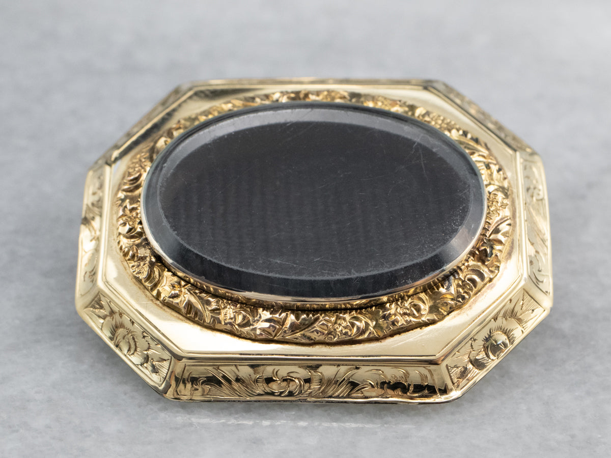 Antique Monogrammed "EH" Brooch