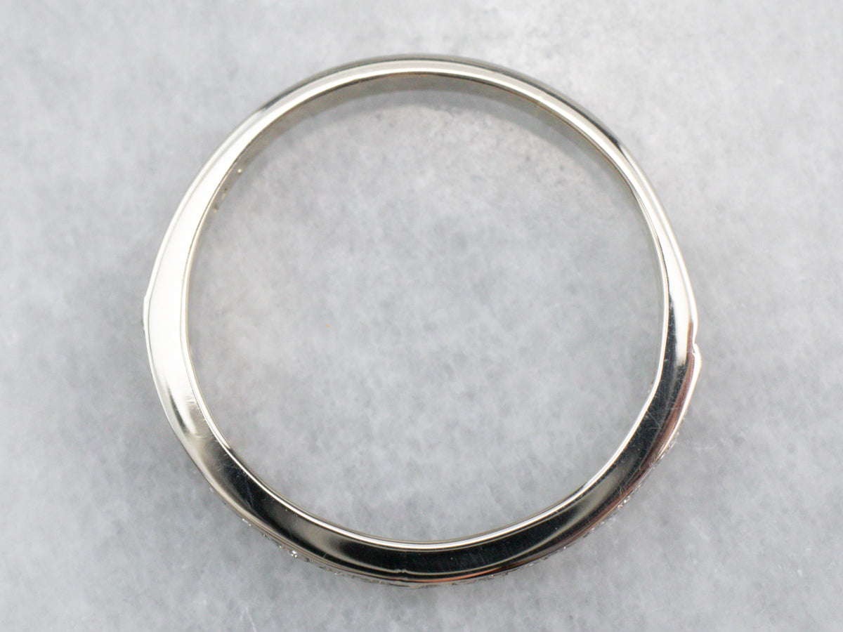 Diamond White Gold Wedding Band