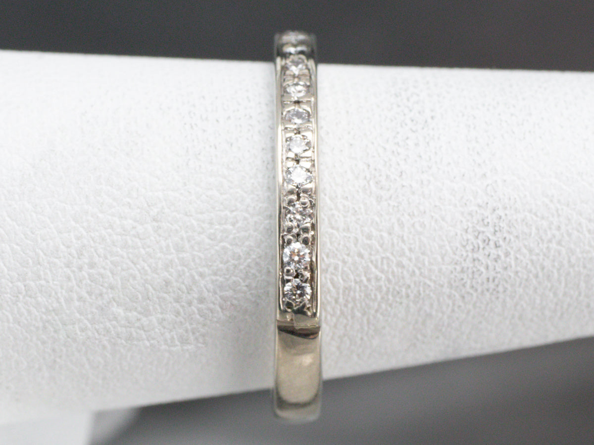 Diamond White Gold Wedding Band