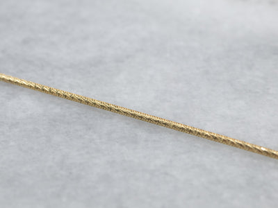 14K Gold Sparkling Snake Chain Necklace