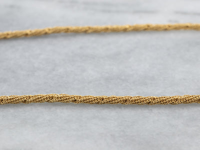 18K Gold Mesh Chain Necklace