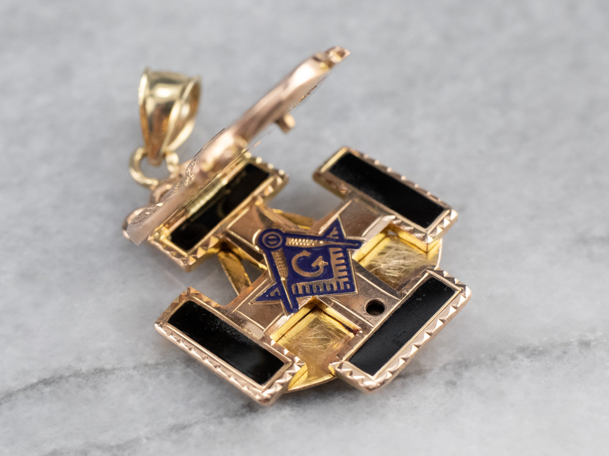 Masonic Double Headed Eagle Pendant