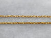 Sparkling 14K Gold Rope Chain