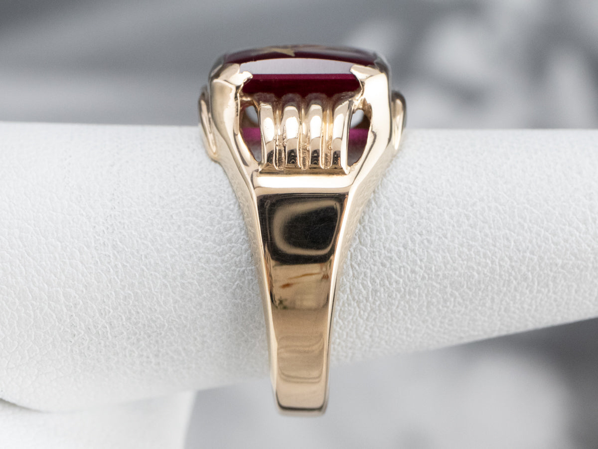 Vintage Masonic Statement Ring