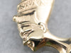 14K Gold Nefertiti Charm Pendant