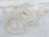 Gold Sparkling Rope Chain Necklace