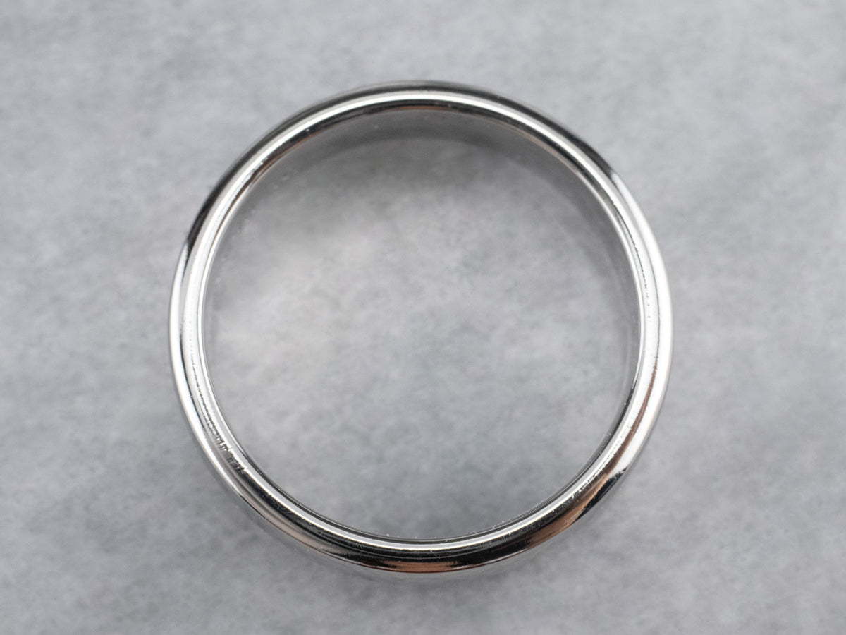 Plain Unisex Platinum Band