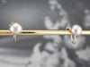 Rose Gold Vintage Faux Pearl Earrings