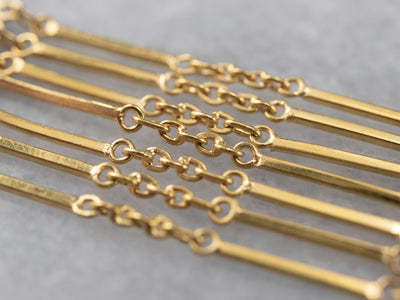 900 Gold Fancy Link Bracelet
