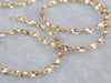 14K Gold Sparkling Tinsel Chain Necklace