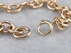14K Gold Oval Link Chain Bracelet