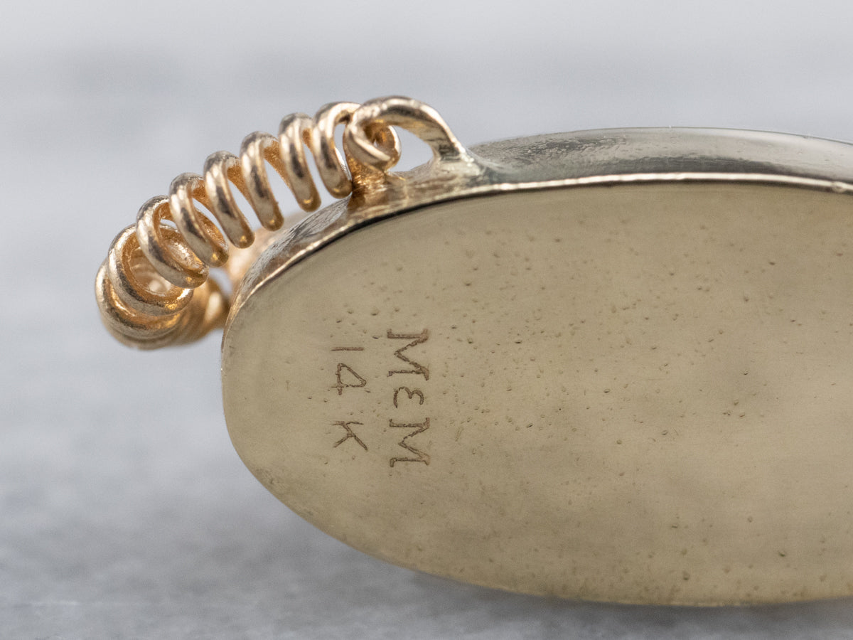 Encanto de teléfono giratorio retro