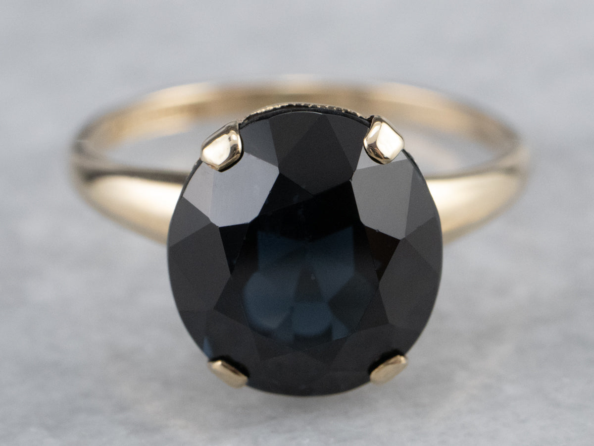 Vintage Spinel Solitaire Ring