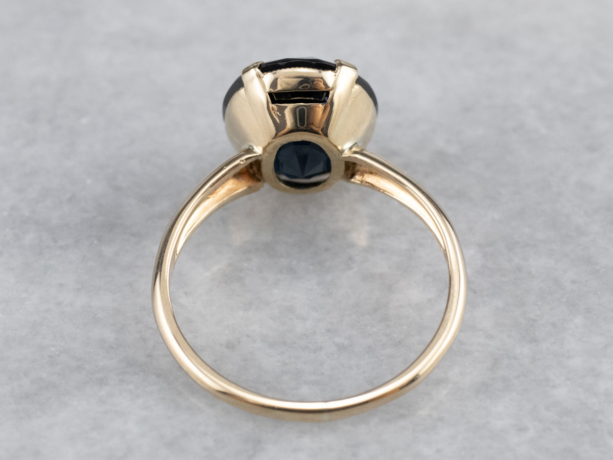 Vintage Spinel Solitaire Ring