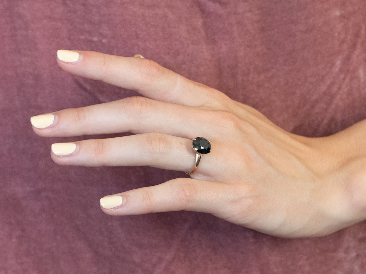 Vintage Spinel Solitaire Ring
