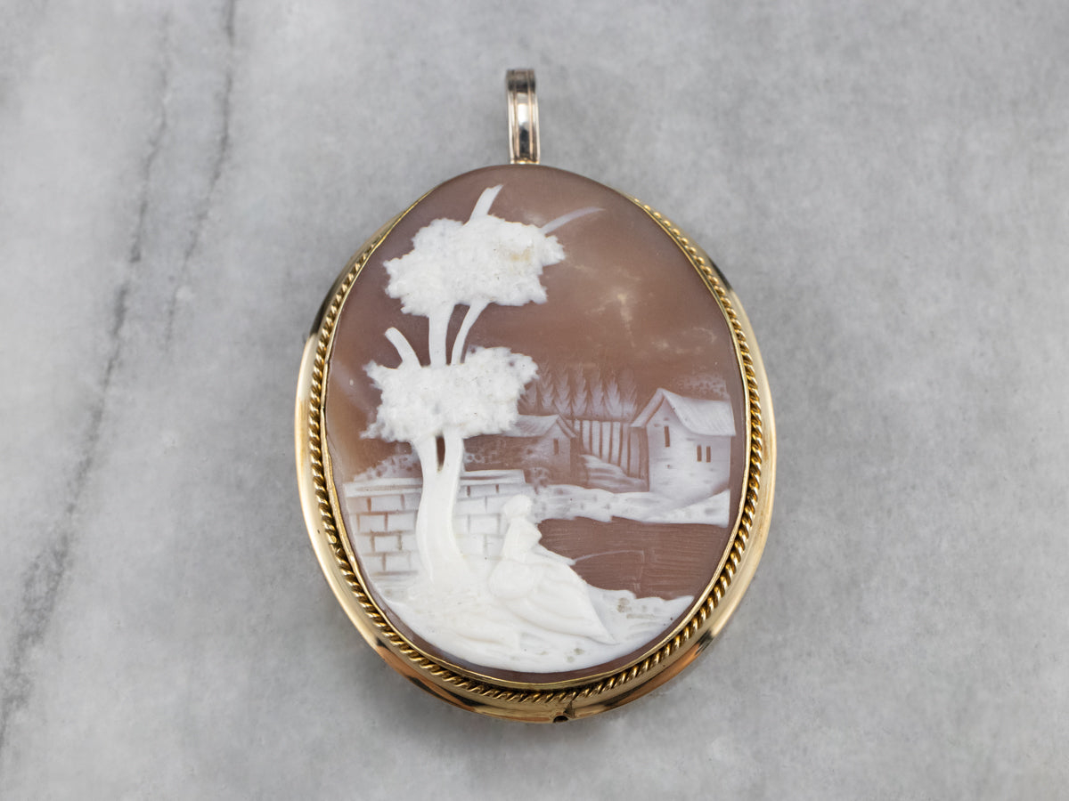 Scenic Cameo Statement Pendant