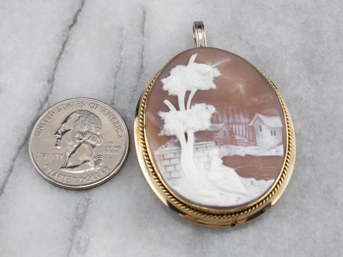 Scenic Cameo Statement Pendant