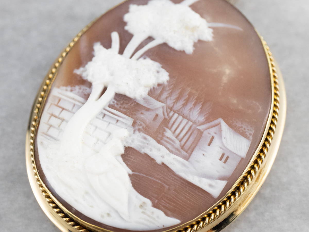 Scenic Cameo Statement Pendant