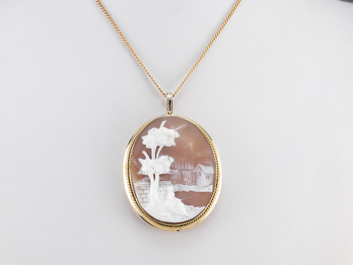 Scenic Cameo Statement Pendant