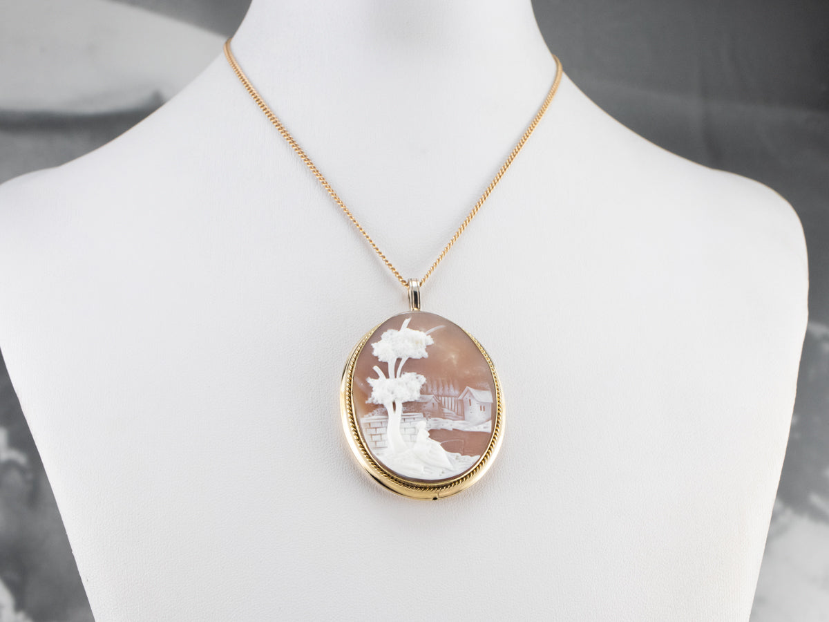 Scenic Cameo Statement Pendant