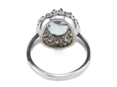 The Langdon Aquamarine and Diamond Ring