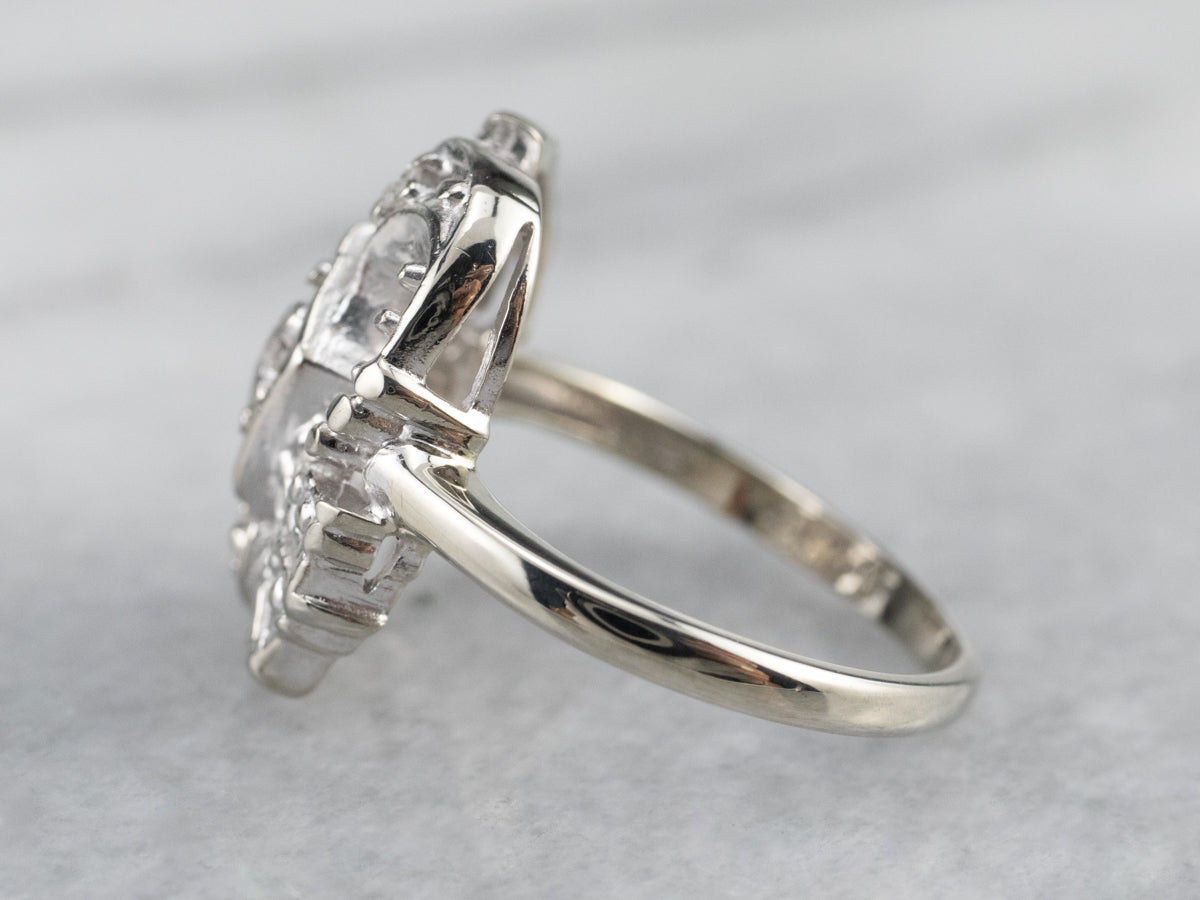Three Stone Retro Era Diamond Ring