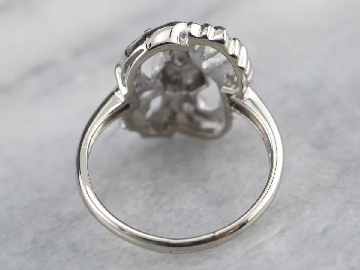 Three Stone Retro Era Diamond Ring