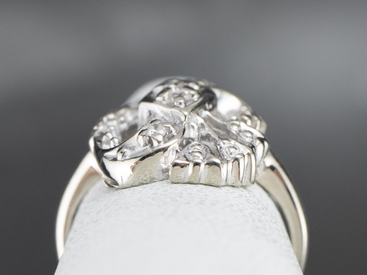 Three Stone Retro Era Diamond Ring