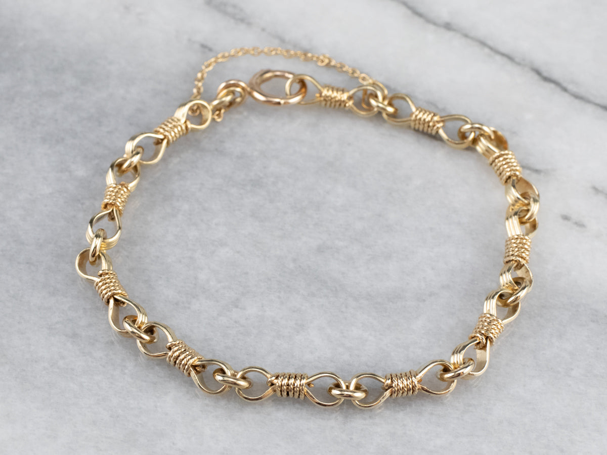 Nautical Gold Link Bracelet