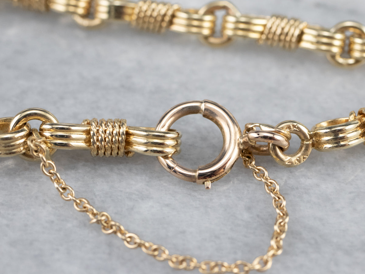 Nautical Gold Link Bracelet