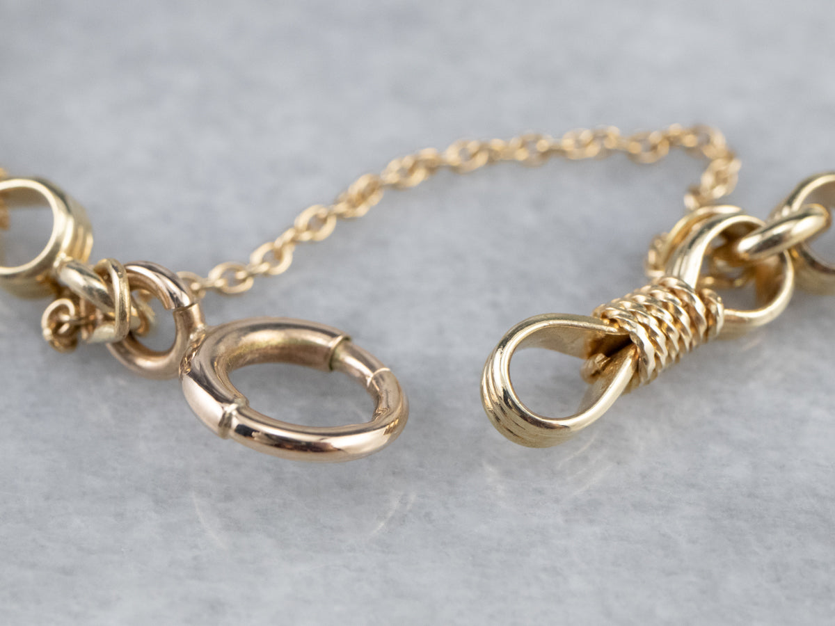 Nautical Gold Link Bracelet