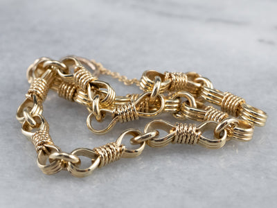 Nautical Gold Link Bracelet