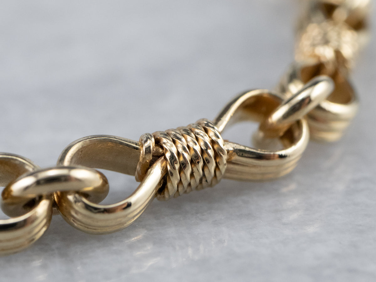 Nautical Gold Link Bracelet
