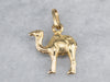 Vintage 18K Gold Camel Charm