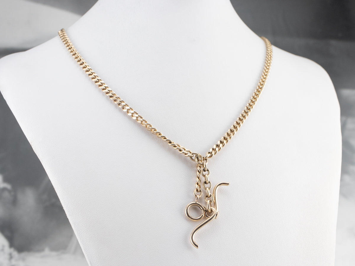 Antique Double Albert Gold Watch Chain