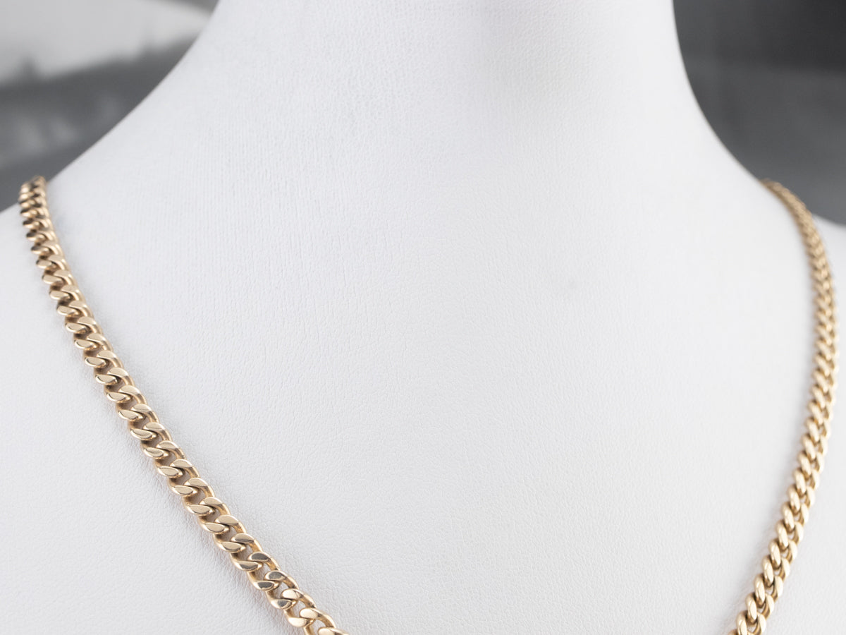 Antique Double Albert Gold Watch Chain