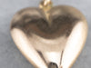 14K Gold Puffy Heart Pendant