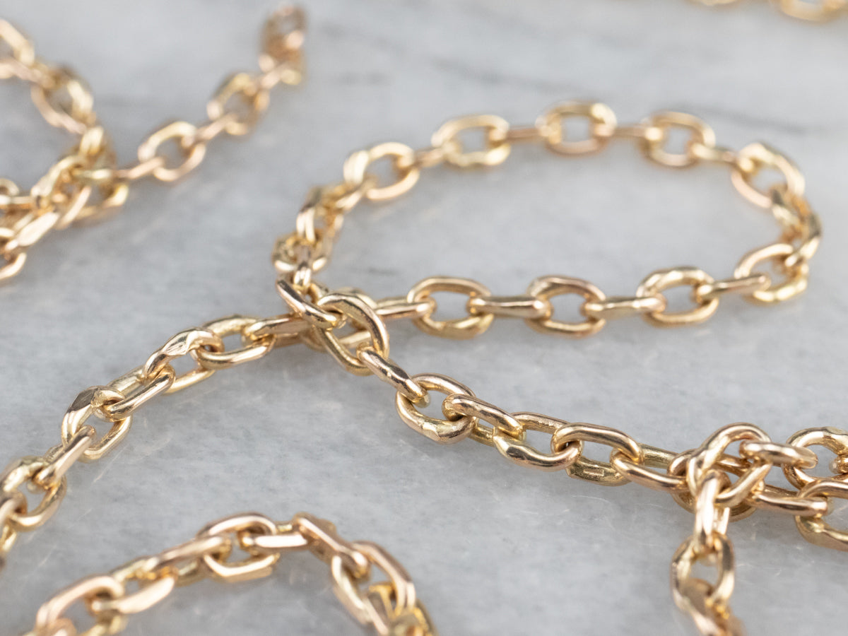 14K Gold Cable Chain