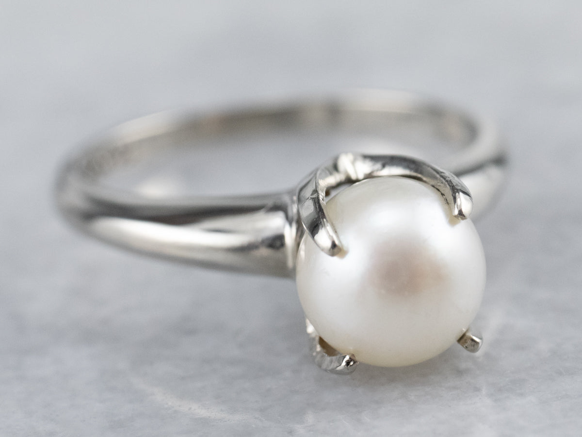 Natural Pearl Rings Fine Jewelry | Small Silver White Pearl Rings - Girls Ring  White - Aliexpress