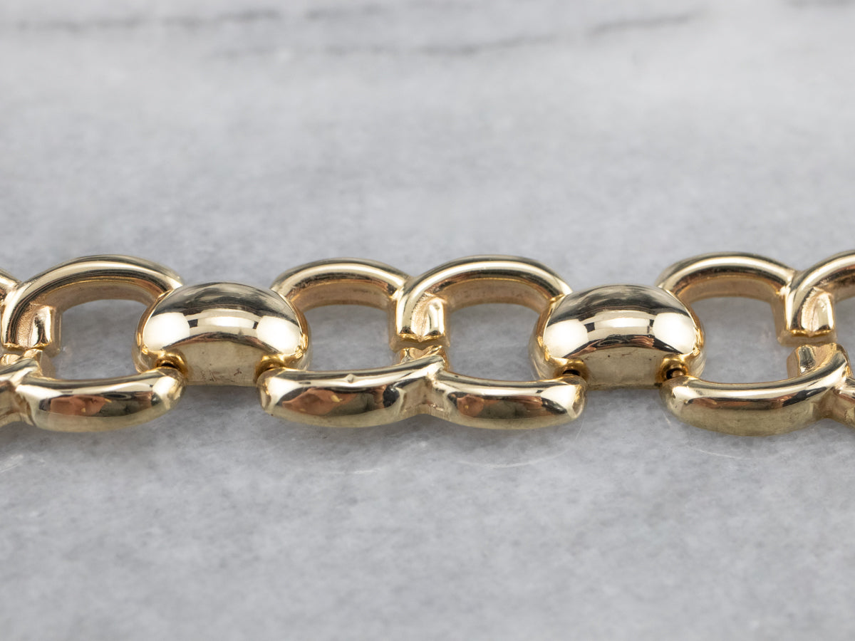 Vintage Gold Link Bracelet