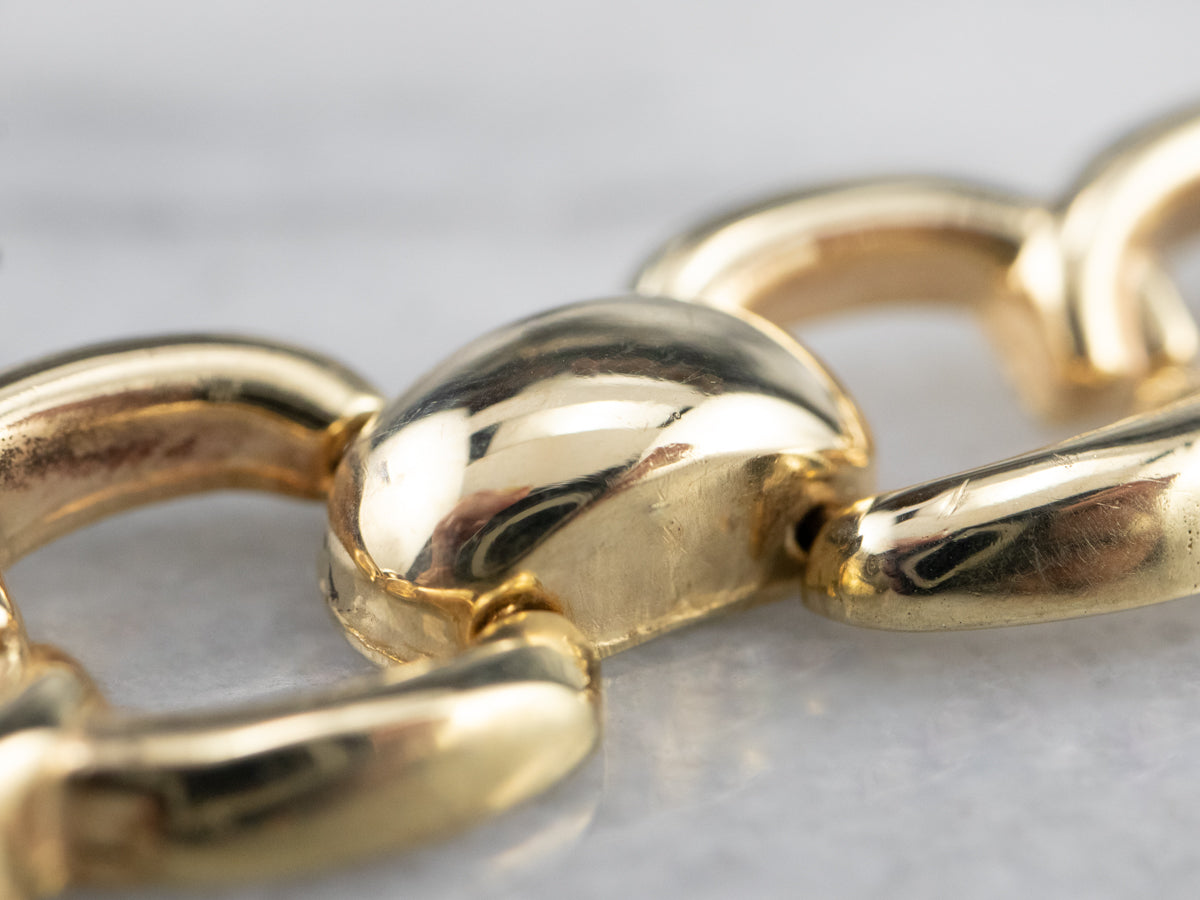 Vintage Gold Link Bracelet