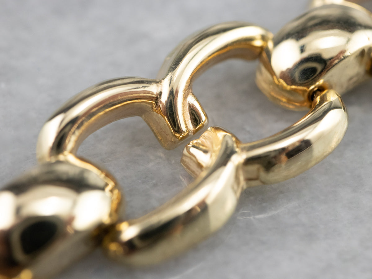 Vintage Gold Link Bracelet