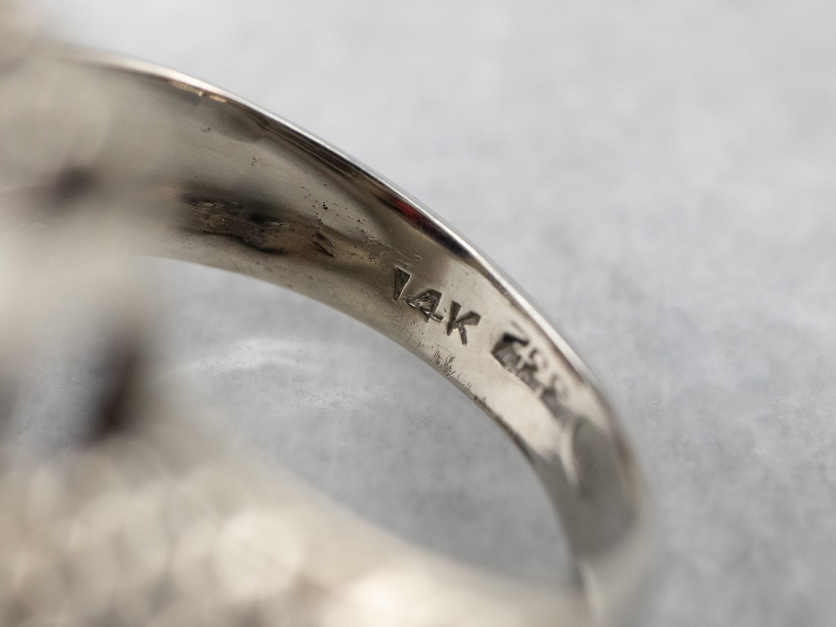 Bold Garnet Gold Cocktail Ring