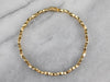 18K Gold Sapphire and Diamond Tennis Bracelet